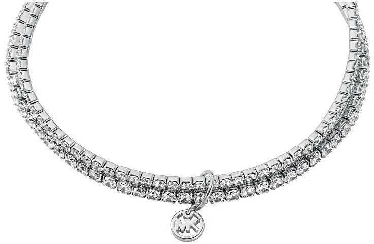 „Michael Kors Brilliance Kors MKJ8359CZ040“ dviguba teniso apyrankė su cirkoniais