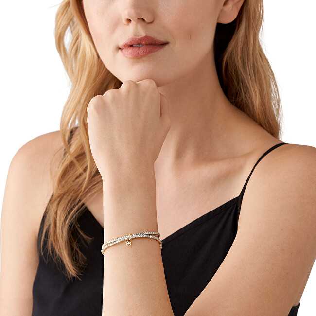„Michael Kors Brilliance Kors MKJ8359CZ710“ dviguba teniso apyrankė su cirkoniais