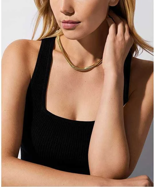 Michael Kors Išskirtinis paauksuotas Hadek Metallic Muse MKJ8486710 vėrinys