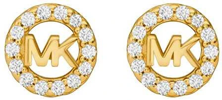 Michael Kors Madingi paauksuoti auskarai su cirkoniais MKC1727CZ710