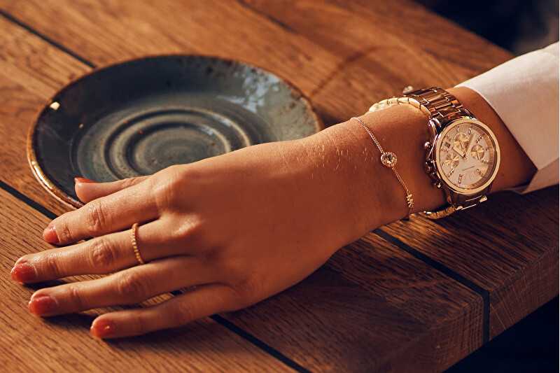 Michael Kors Švelni sidabrinė apyrankė su cirkoniais MKC1206AN040