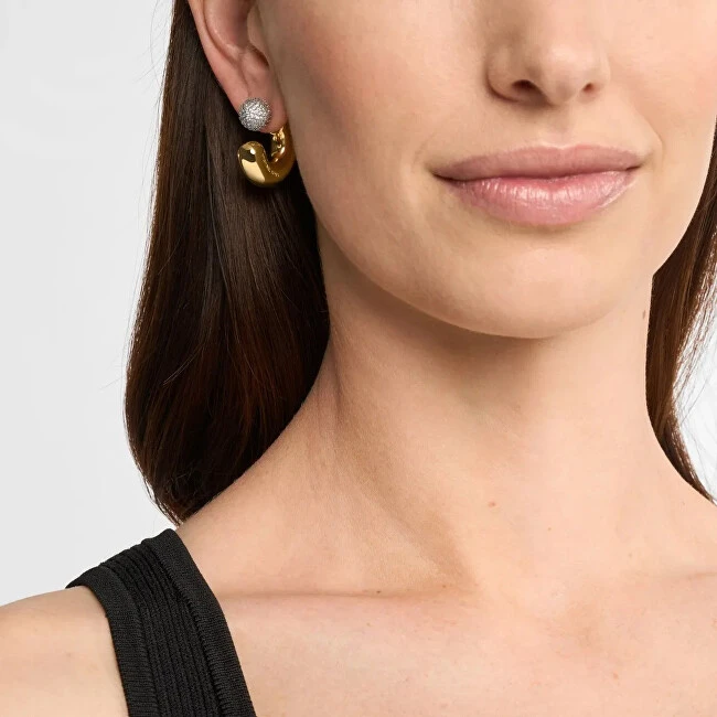 Michael Kors Auksuoti dvipusiai auskarai su cirkoniais Premium MKJ8510931