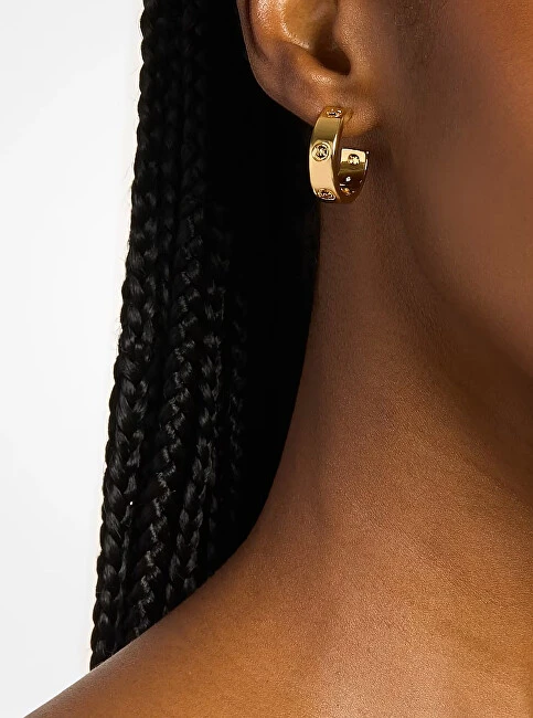 Michael Kors Gold-plated hoop earrings Premium MKJ8617710