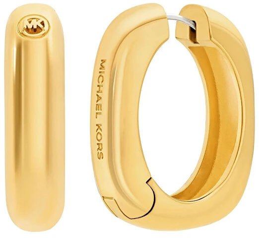 Michael Kors Auksu padengti ovalūs auskarai Premium MKJ8603710