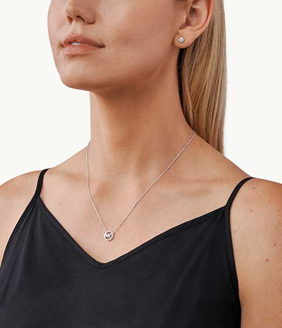 Michael Kors Gold plated sidabrinis jewelry set MKC1260AN710 (pakabukas, earrings)