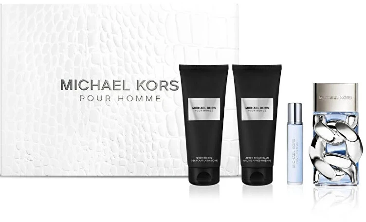 Michael Kors Pour Homme Eau De Perfume Purškiklis 100ml rinkinys vyrams 4 vnt