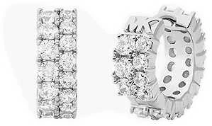 Michael Kors Premium hoop earrings with cubic zirconia MKJ8518040