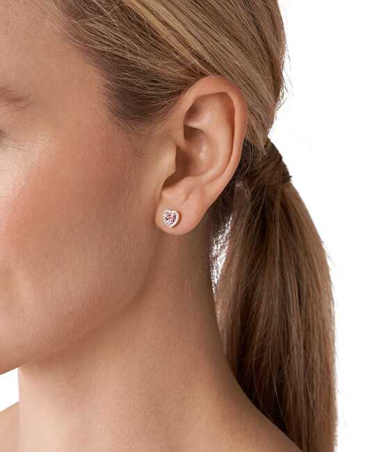 Michael Kors Romantiški paauksuoti auskarai su cirkoniais MKC1519A2791