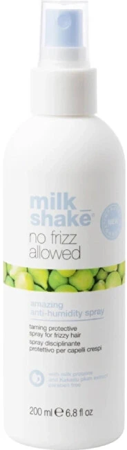 Milk Shake Nuo drėgmės apsaugantis purškiklis Milkshake No Frizz Allowed Anti-Humidity Purškiklis 200 ml