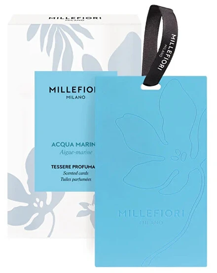 Millefiori Acqua Marina Scented Cards 3pcs