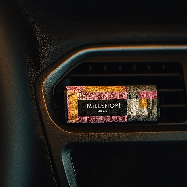 Millefiori Car fragrance Textile Floral Ambra & Rosa - colorful