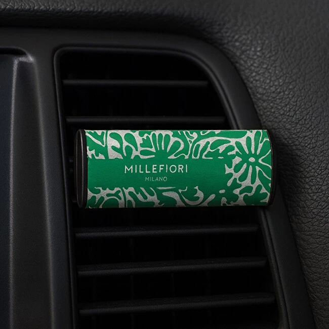 Millefiori Textil Floral Lime & Vetiver ( žalia ) - Vůně do auta