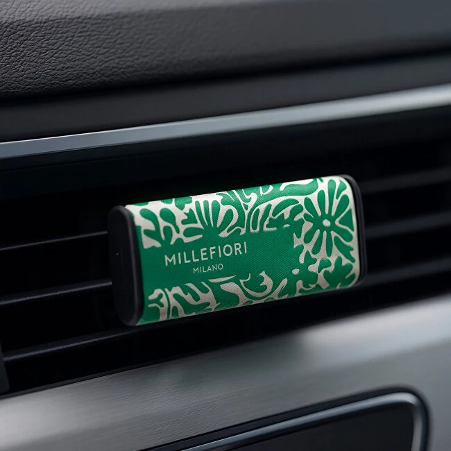 Millefiori Textil Floral Lime & Vetiver ( žalia ) - Vůně do auta