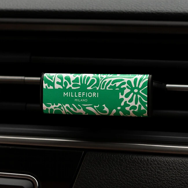 Millefiori Textil Floral Lime & Vetiver ( žalia ) - Vůně do auta