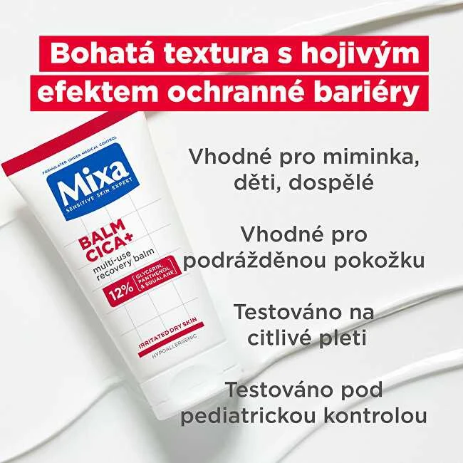 Mixa Balm Cica+ atstatomasis balzamas 50 ml
