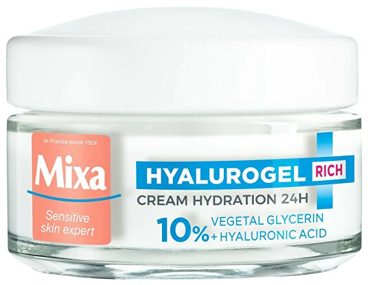 Drėkinamasis kremas Mixa Hyalurogel RICH 50ml