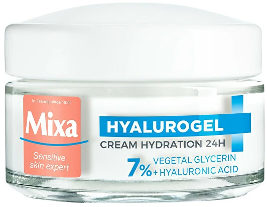 Mixa Hyalurogel drėkinamasis gelinis kremas 50 ml