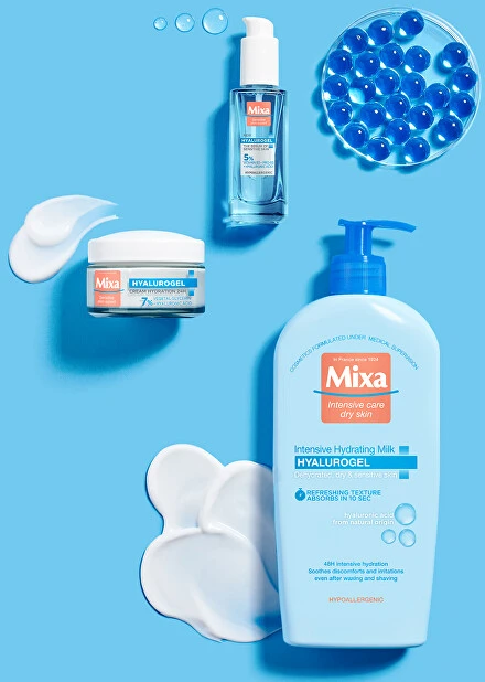 Mixa Hyalurogel drėkinamasis gelinis kremas 50 ml