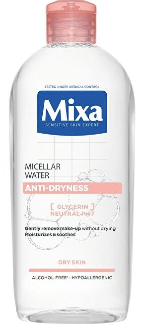 MIXA micelinis vanduo sausai odai, 400 ml