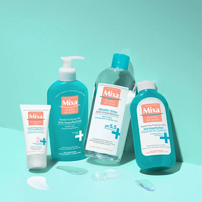 Drėkinamasis kremas problematiškai odai Mixa Anti Imperfection 2in1 50ml