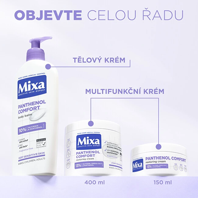Mixa Panthenol Comfort Restoring Kreminis Body Kreminis