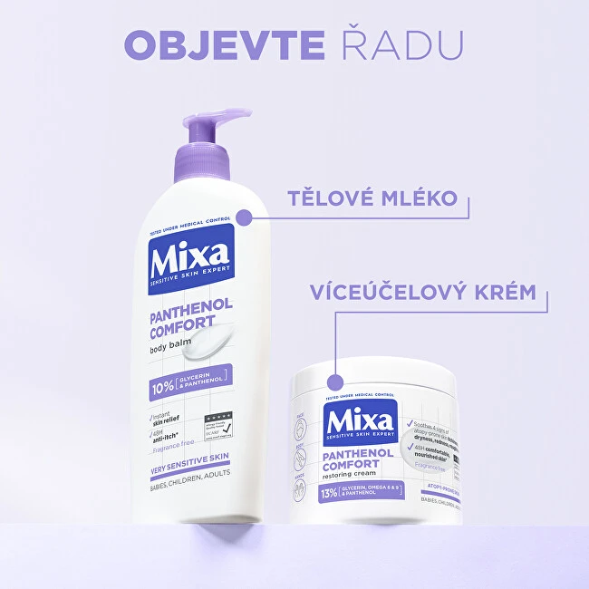 Mixa Atopiance Calming Body Balm raminantis kūno losjonas, 400 ml