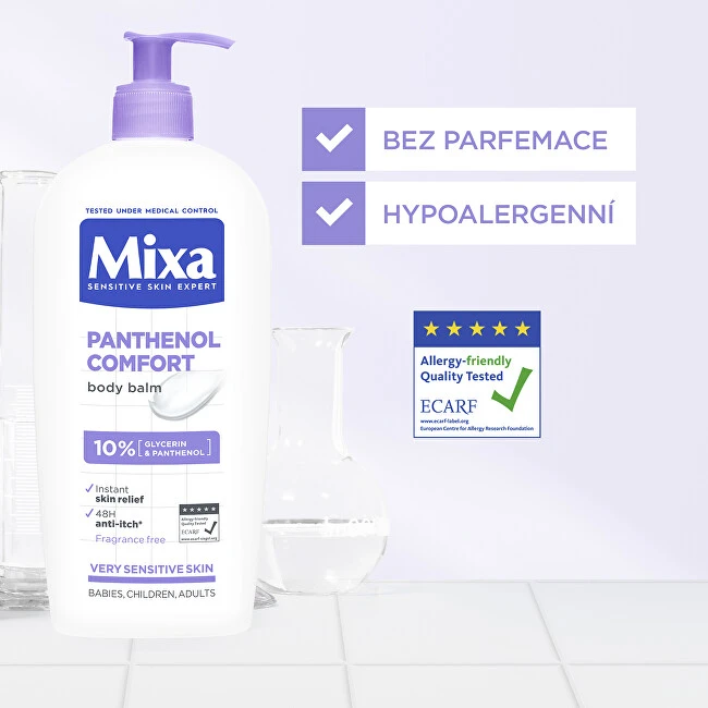 Mixa Atopiance Calming Body Balm raminantis kūno losjonas, 400 ml