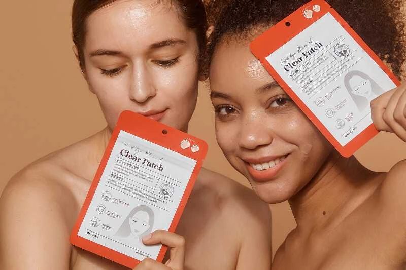 Hidrokoloidiniai, maskuojamieji pleistrai nuo spuogų Mizon Good Bye Blemish Clear Patch, pakuotėje 44 vnt.