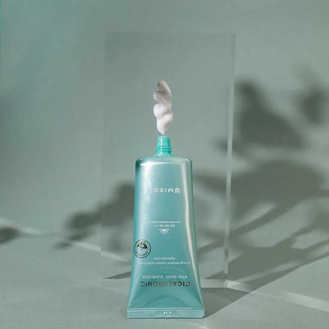 Kremas veidui Mizon Cicaluronic Nonnano Sunblock SPF50+, su SPF 50+ apsauga, 50 ml