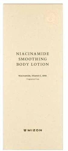 Kūno losjonas Mizon Niacinamide Smoothing Losjonas kūnui, su niacinamidu, vitaminu C ir AHA grupės rūgštimis, 300 ml