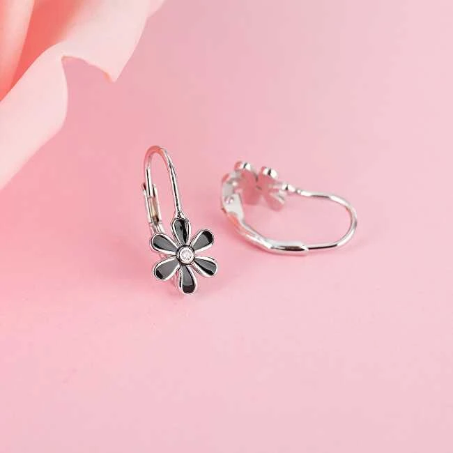 Moiss Delicate sidabrinis auskarai Gėlės E0000156