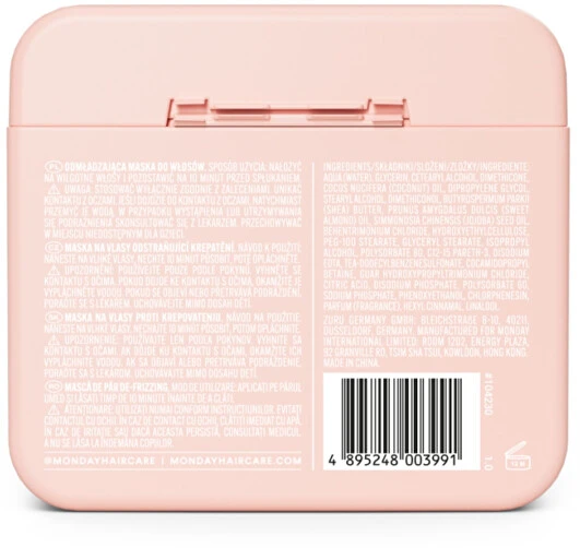 MONDAY Minkštinantis ir glotninantis + Jojoba Oil plaukimo linkusiems plaukams kaukė 250ml