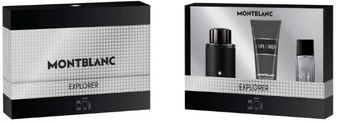Mont Blanc Montblanc Explorer Eau De Parfum Purškiklis, 100 ml Set 3 Pieces