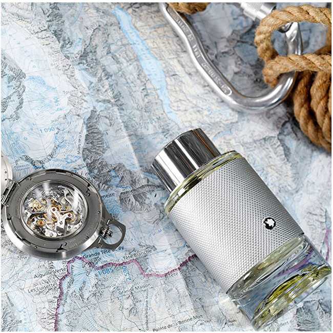 Mont Blanc rinkinys MONT BLANC Explorer Platinium EDP purškiklis 100ml + MINIATURA EDP 7,5ml + DUŠO ŽELĖ 100ml