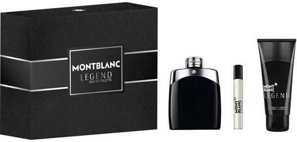 Mont Blanc "Montblanc Legend" tualetinio vandens purškiklis 100 ml, 3 dalių rinkinys vyrams