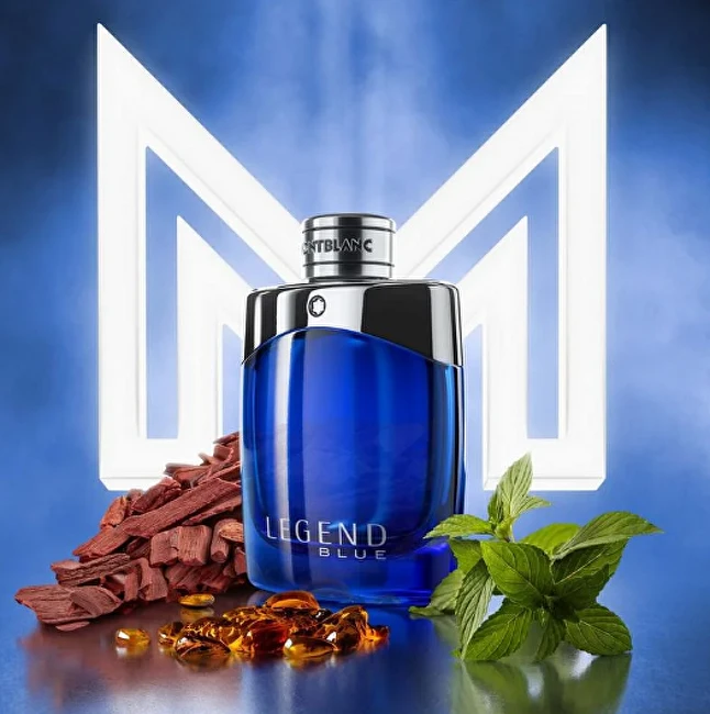 Mont Blanc Set Montblanc: Legend Mėlyna, Eau De Parfum, For Men, 50 ml + Legend Mėlyna, Cleansing, Dušo želė, All Over The Body, For All Skin Types, 100 ml For Men