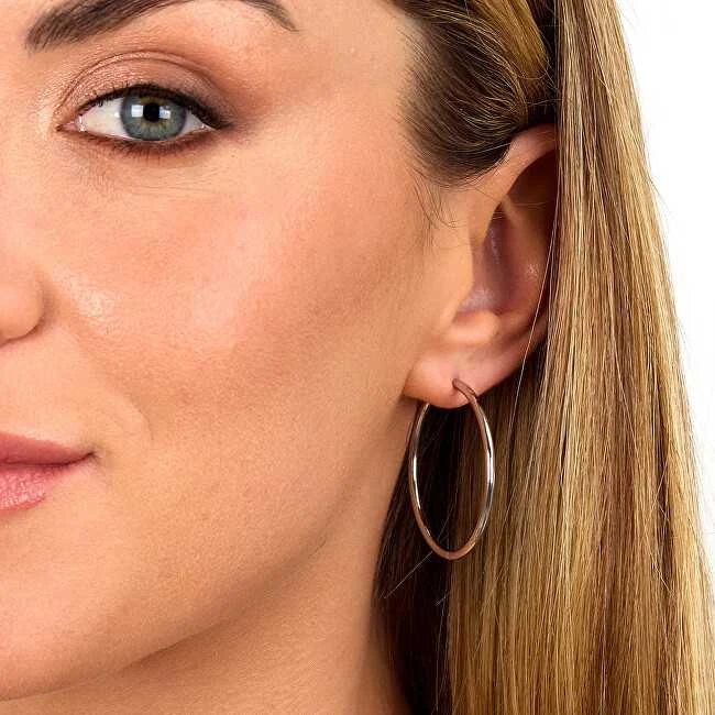 Morellato Apvalūs auskarai iš plieno Ø 3,5 cm Creole SAUP25