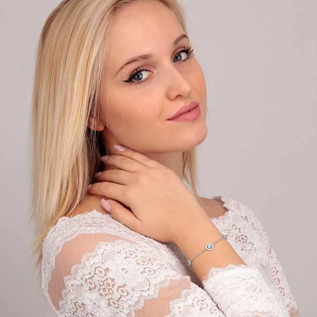 Morellato Glittering sidabrinis apyrankė su Tesori SAIW96 kristalais