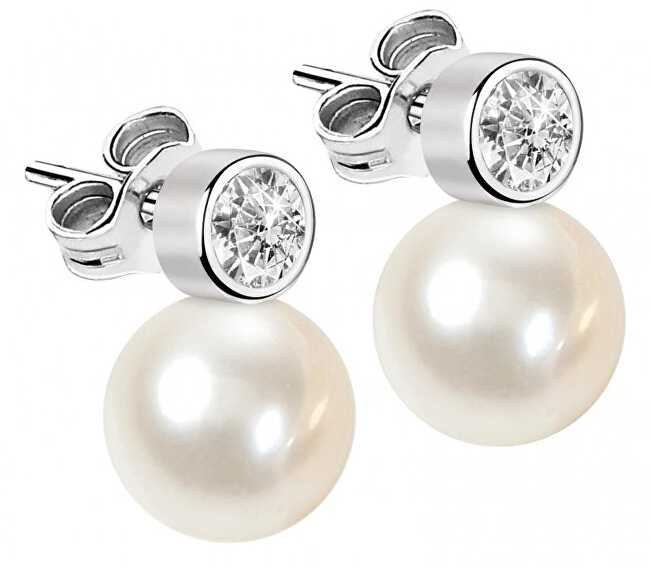 Morellato Pearl Sidabrinis papuošalų rinkinys Perla SANH09 (auskarai, grandinėlė, pakabukas)
