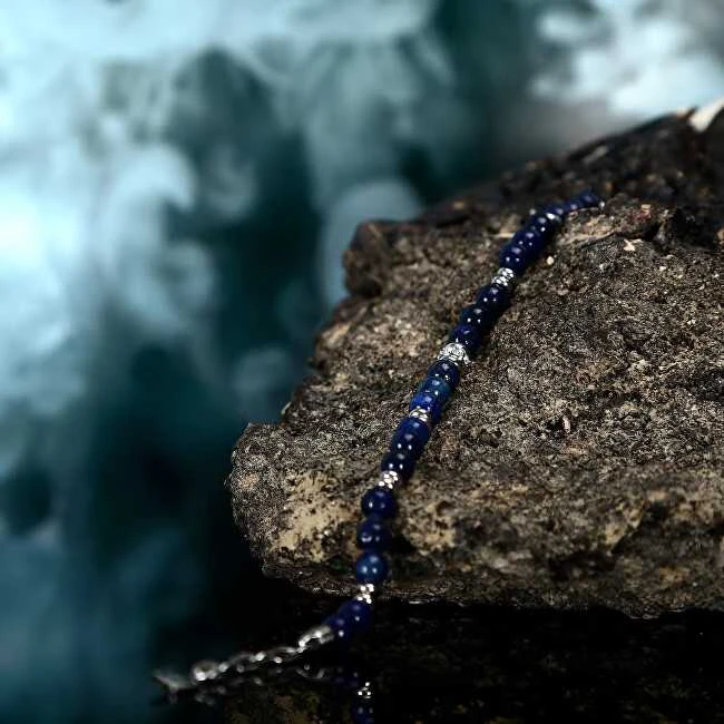 Morellato Vyriška apyrankė su karoliukais su lapis lazuli Pietre S1747