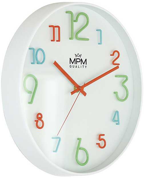 Sieninė laikrodis - MPM QUALITY - E01.3459.00 - Daugiaspalvis - 4,5 cm gylio - Vaikams