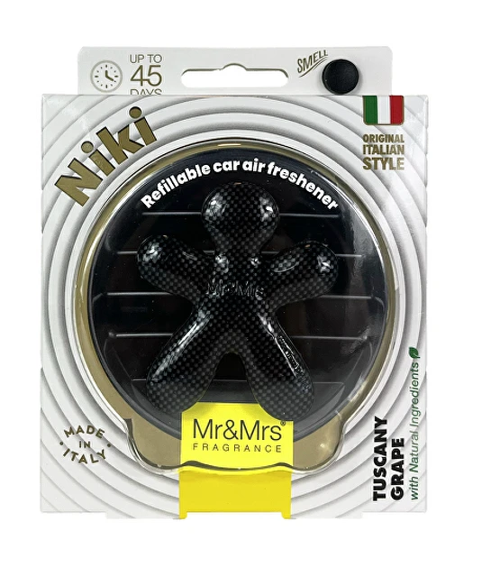Mr&Mrs Fragrance Niki Big Carbon Fiber Tuscany Grape – automobilio kvapas