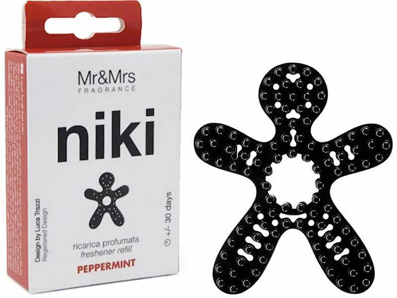 Mr&Mrs Niki automobilio kvapiklio pildinys, pipirmėtė