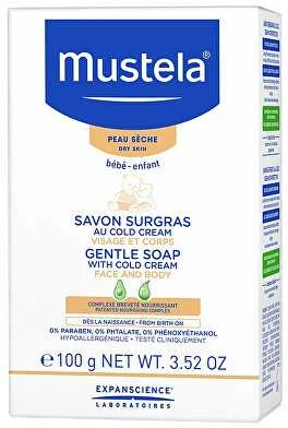 "Mustela" švelnus vonios muilas 100g
