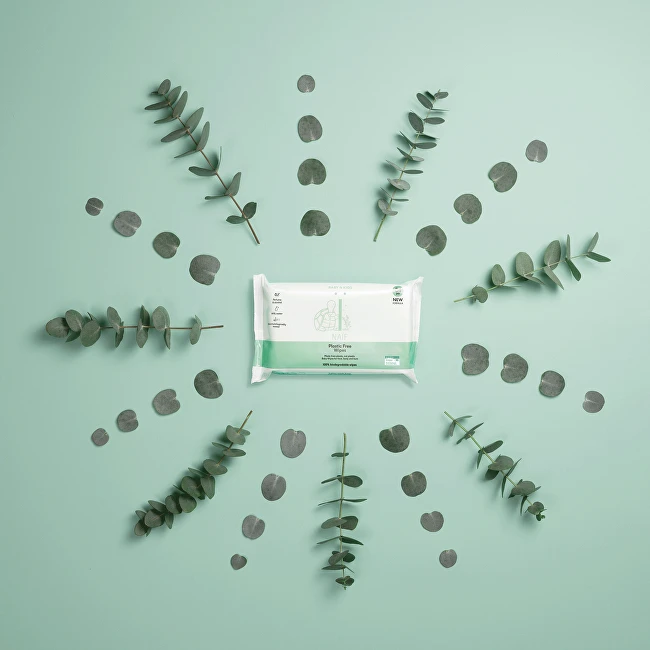 Naif Natural Skincare Naïf Vanduo Wipes servetėlės 54 vnt