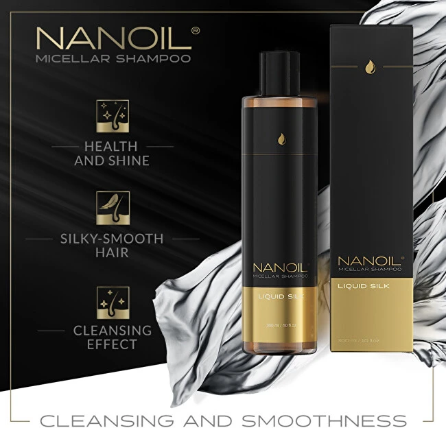 Nanoil Nanolash micelinis šampūnas su keratinu 300ml