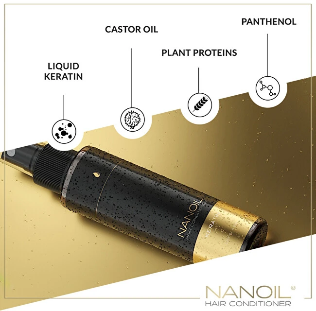 Nanoil "Nanolash" plaukų priežiūros priemonė su keratinu 125ml