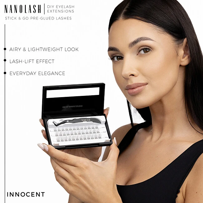 Nanolash Innocent Long lipnios kuokštelinių blakstienų 36 vnt.