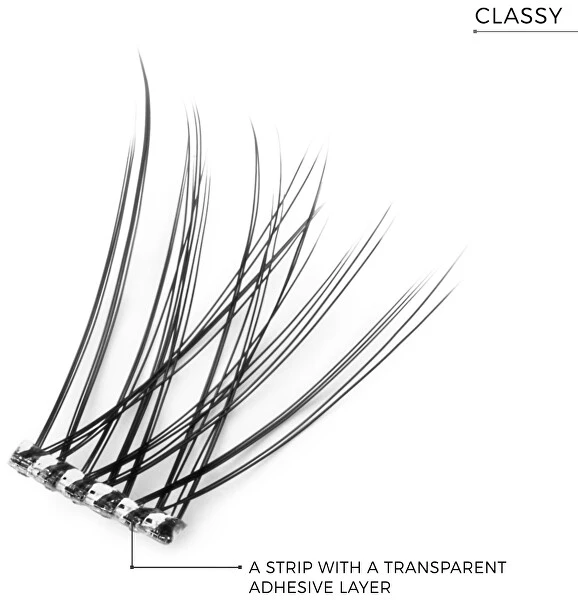 Nanolash Classy Short Lashes - Samolepicí trsové řasy ( 36 ks )