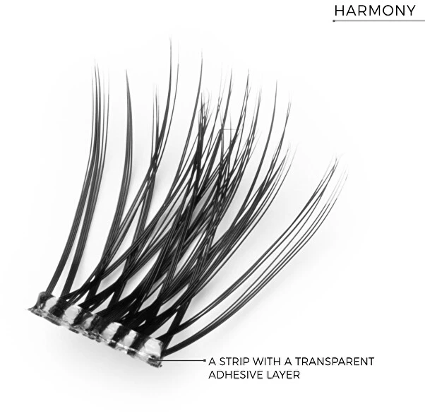 Nanolash Lipnios kuokštelinės blakstienos Harmony Short 36 vnt.
